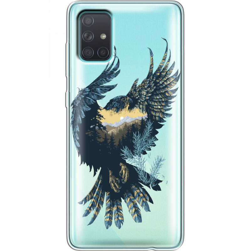 Прозрачный чехол BoxFace Samsung A715 Galaxy A71 Eagle