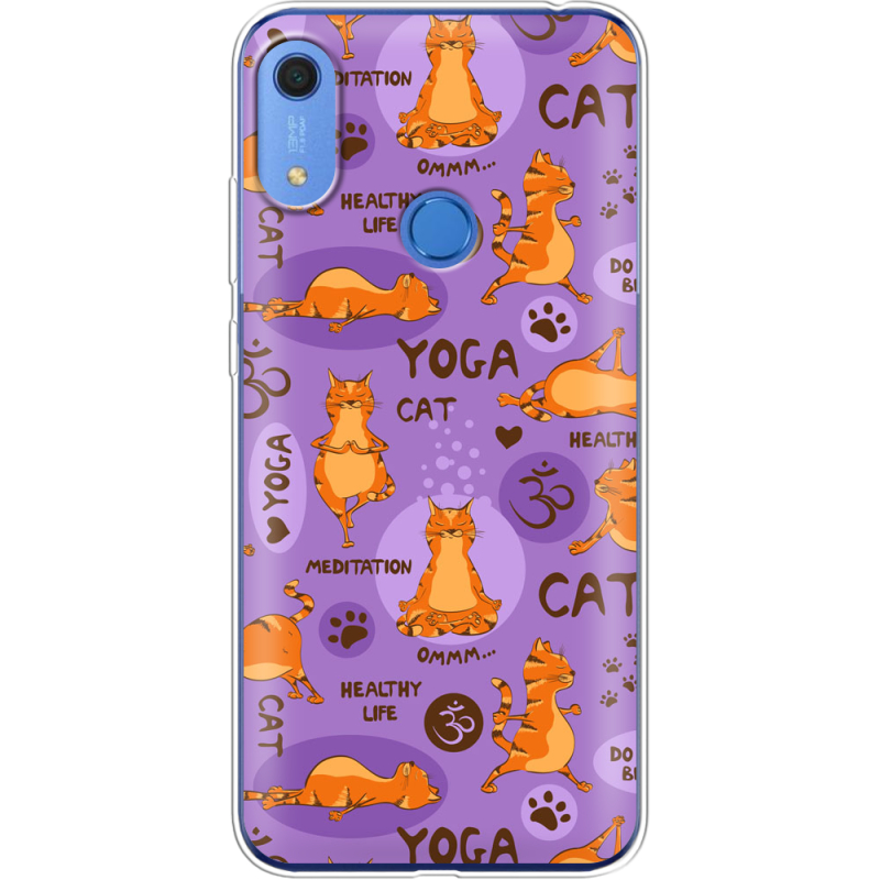 Чехол BoxFace Huawei Y6s Yoga Cat