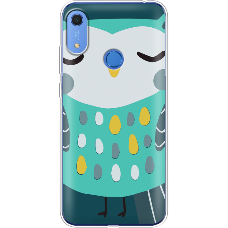 Чехол BoxFace Huawei Y6s Green Owl