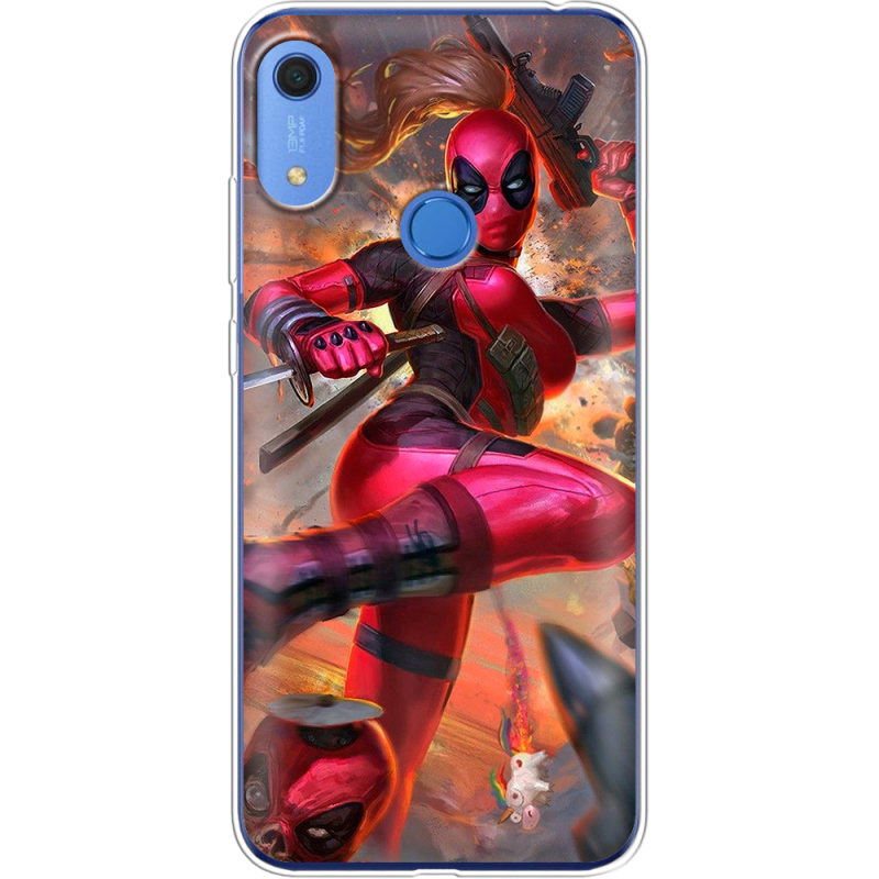 Чехол BoxFace Huawei Y6s Woman Deadpool