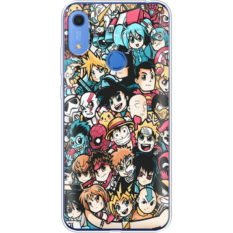 Чехол BoxFace Huawei Y6s Anime Stickers