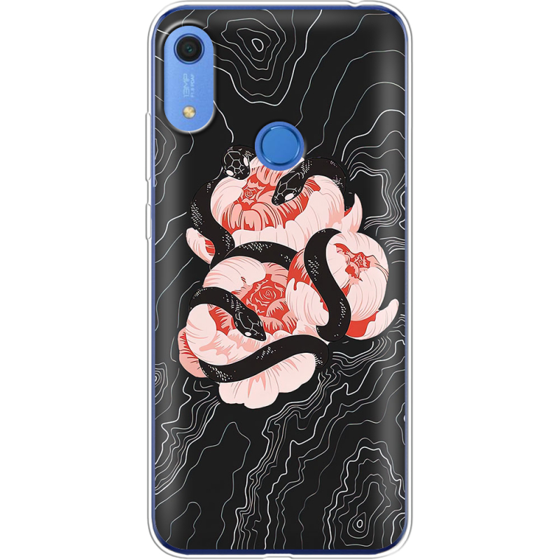 Чехол BoxFace Huawei Y6s Snake Rose