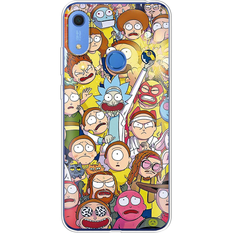 Чехол BoxFace Huawei Y6s Rick and Morty