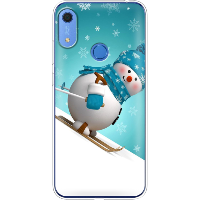 Чехол BoxFace Huawei Y6s Skier Snowman