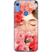 Чехол BoxFace Huawei Y6s Girl in Flowers