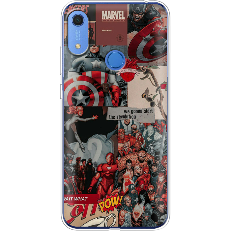 Чехол BoxFace Huawei Y6s Marvel Avengers