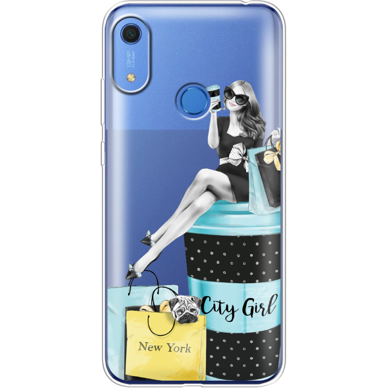 Прозрачный чехол BoxFace Huawei Y6s City Girl