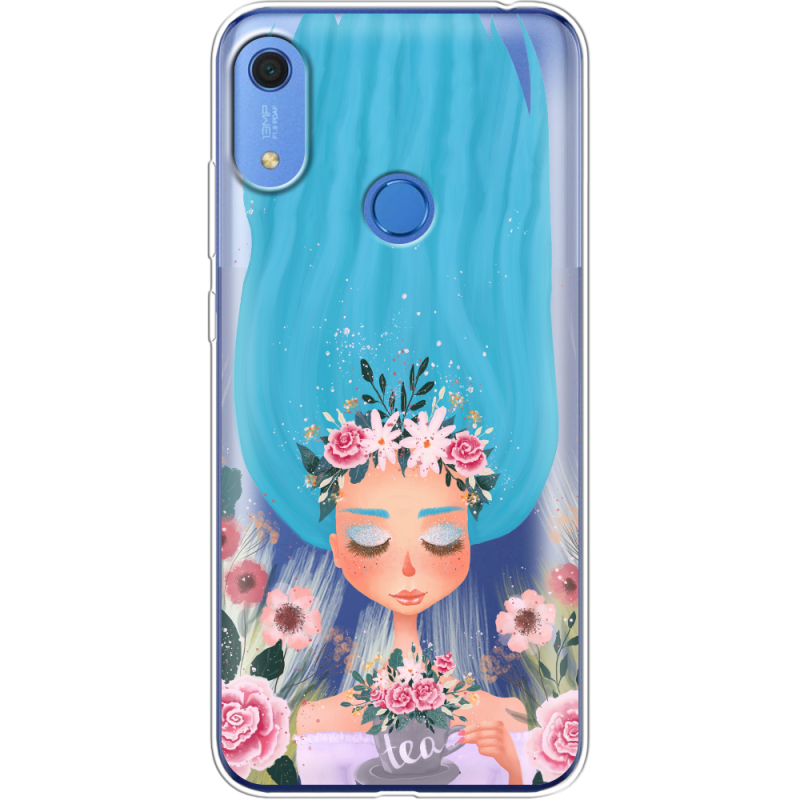 Прозрачный чехол BoxFace Huawei Y6s Blue Hair