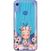 Прозрачный чехол BoxFace Huawei Y6s Blue Hair