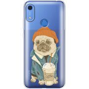 Прозрачный чехол BoxFace Huawei Y6s Dog Coffeeman