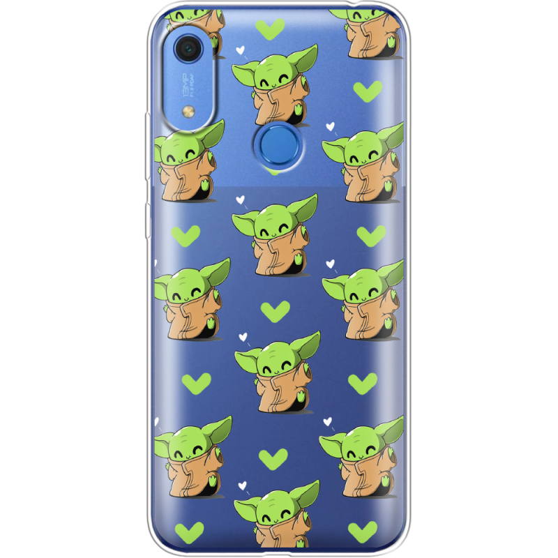 Прозрачный чехол BoxFace Huawei Y6s Pattern Baby Yoda