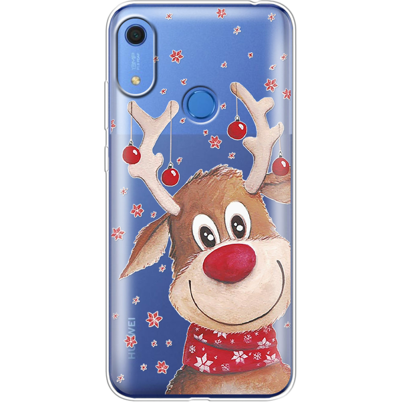 Прозрачный чехол BoxFace Huawei Y6s Winter Deer