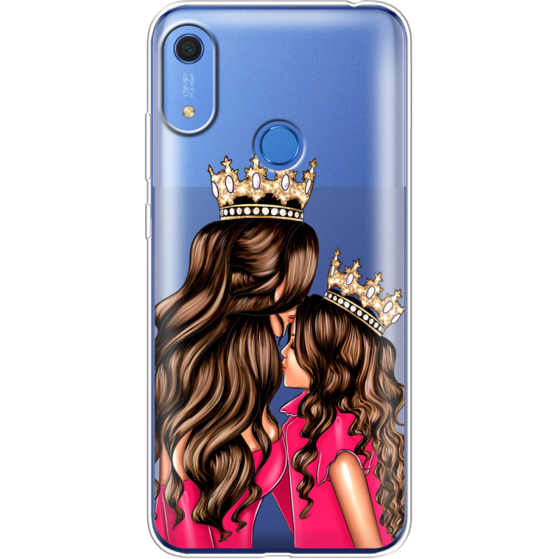 Прозрачный чехол BoxFace Huawei Y6s Queen and Princess