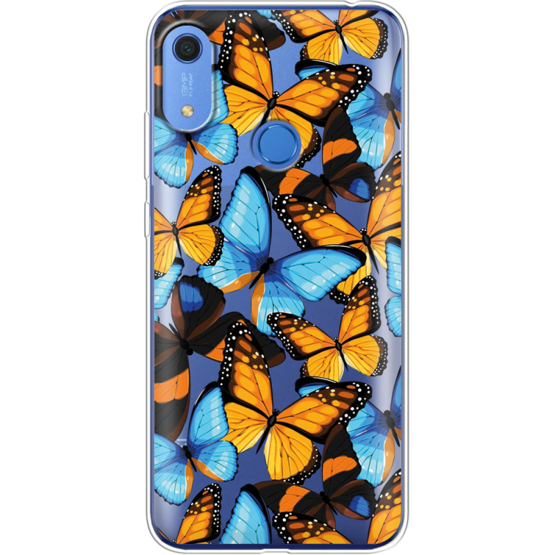 Прозрачный чехол BoxFace Huawei Y6s Butterfly Morpho