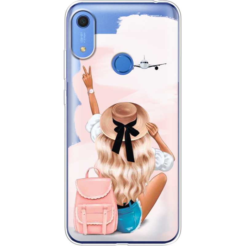 Прозрачный чехол BoxFace Huawei Y6s Travel Girl