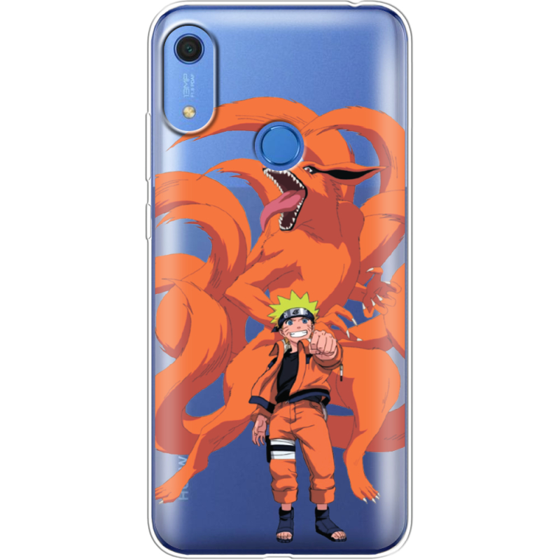 Прозрачный чехол BoxFace Huawei Y6s Naruto and Kurama