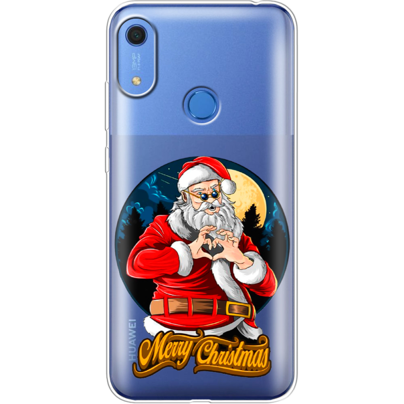 Прозрачный чехол BoxFace Huawei Y6s Cool Santa