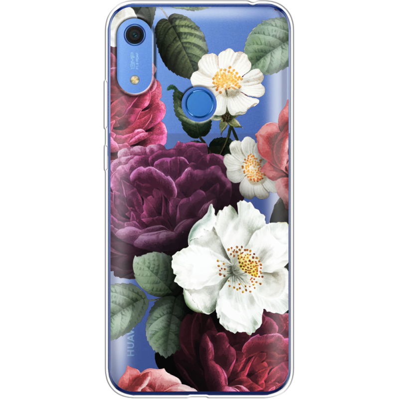 Прозрачный чехол BoxFace Huawei Y6s Floral Dark Dreams