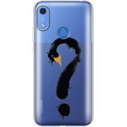 Прозрачный чехол BoxFace Huawei Y6s Swan question