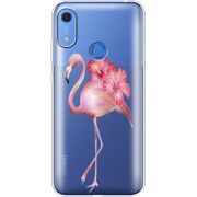 Прозрачный чехол BoxFace Huawei Y6s Floral Flamingo