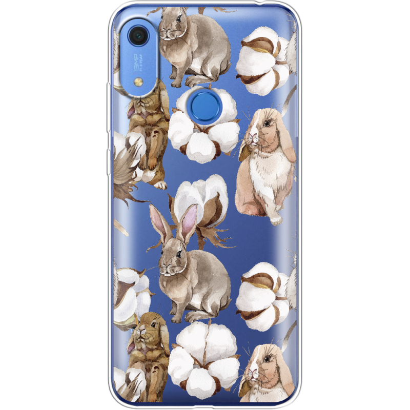 Прозрачный чехол BoxFace Huawei Y6s Cotton and Rabbits