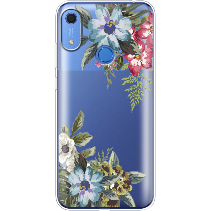 Прозрачный чехол BoxFace Huawei Y6s Floral