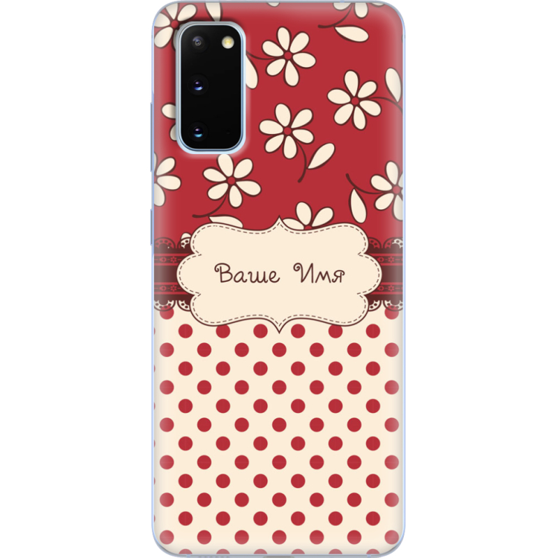 Чехол BoxFace Samsung G980 Galaxy S20 Именной Polka Dots