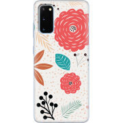 Чехол BoxFace Samsung G980 Galaxy S20 Line Flowers