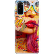 Чехол BoxFace Samsung G980 Galaxy S20 Yellow Girl Pop Art