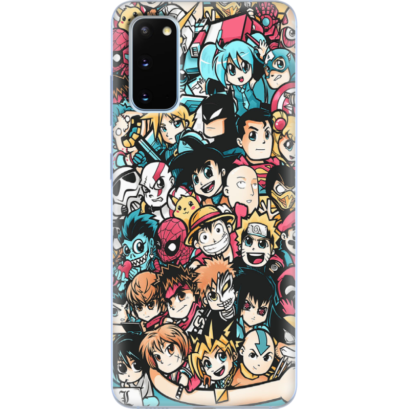 Чехол BoxFace Samsung G980 Galaxy S20 Anime Stickers