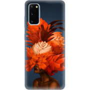 Чехол BoxFace Samsung G980 Galaxy S20 Exquisite Orange Flowers