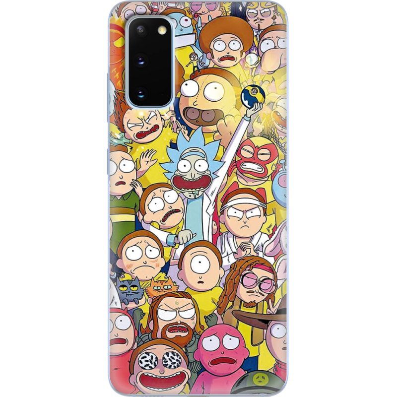 Чехол BoxFace Samsung G980 Galaxy S20 Rick and Morty