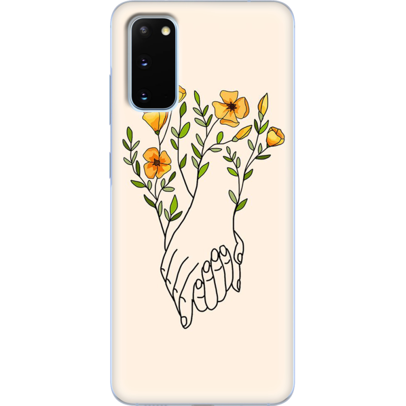 Чехол BoxFace Samsung G980 Galaxy S20 Flower Hands