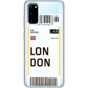 Прозрачный чехол BoxFace Samsung G980 Galaxy S20 Ticket London