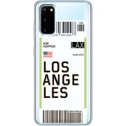 Прозрачный чехол BoxFace Samsung G980 Galaxy S20 Ticket Los Angeles