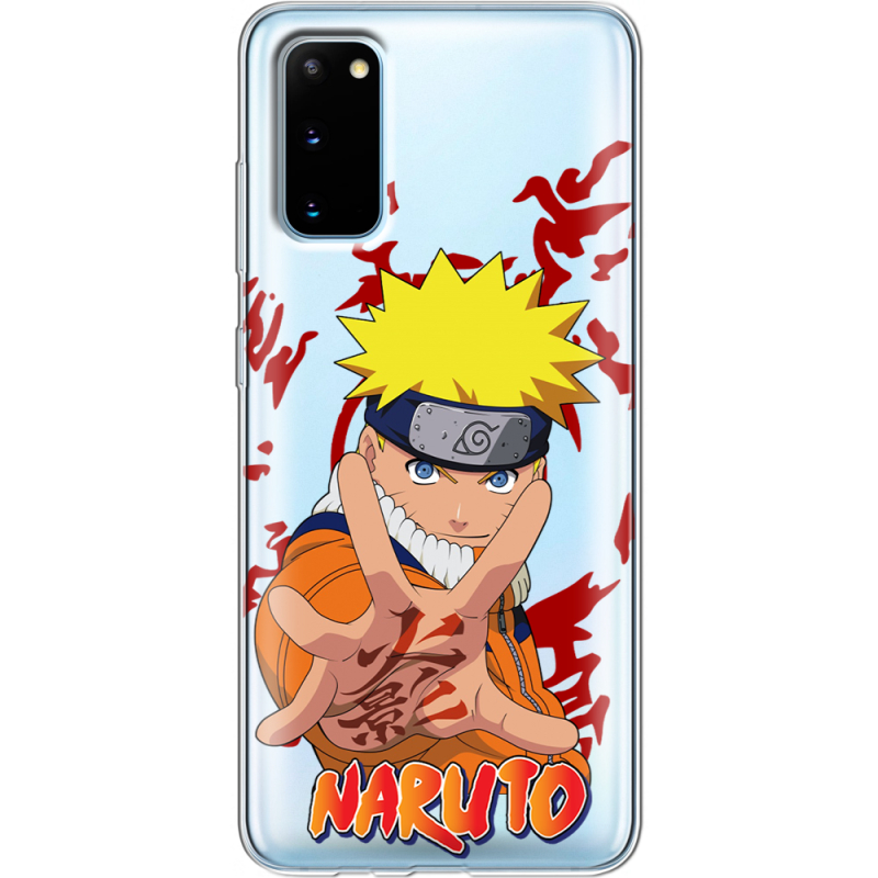 Прозрачный чехол BoxFace Samsung G980 Galaxy S20 Naruto