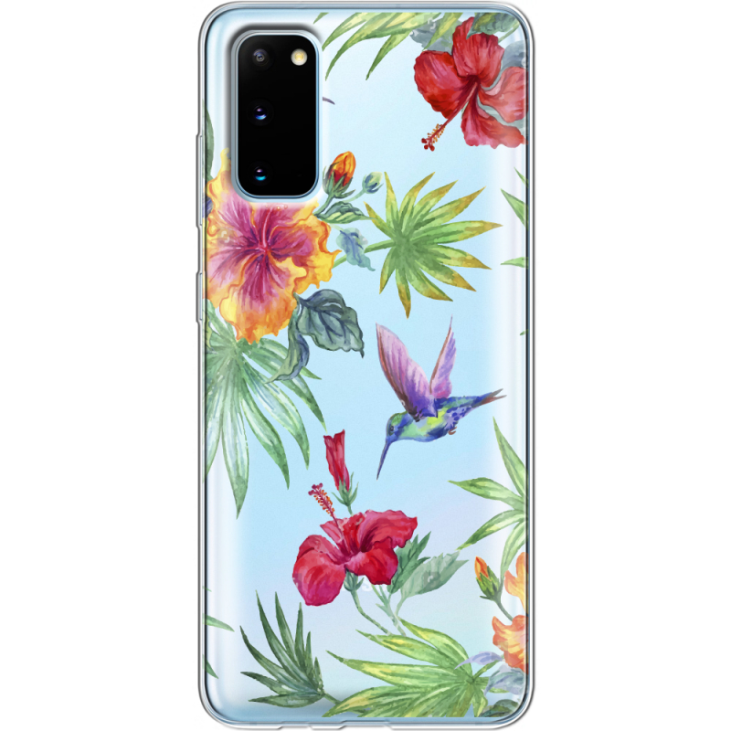 Прозрачный чехол BoxFace Samsung G980 Galaxy S20 Tropical