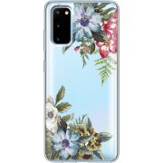 Прозрачный чехол BoxFace Samsung G980 Galaxy S20 Floral