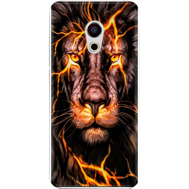 Чехол Uprint Meizu Pro 6 Fire Lion