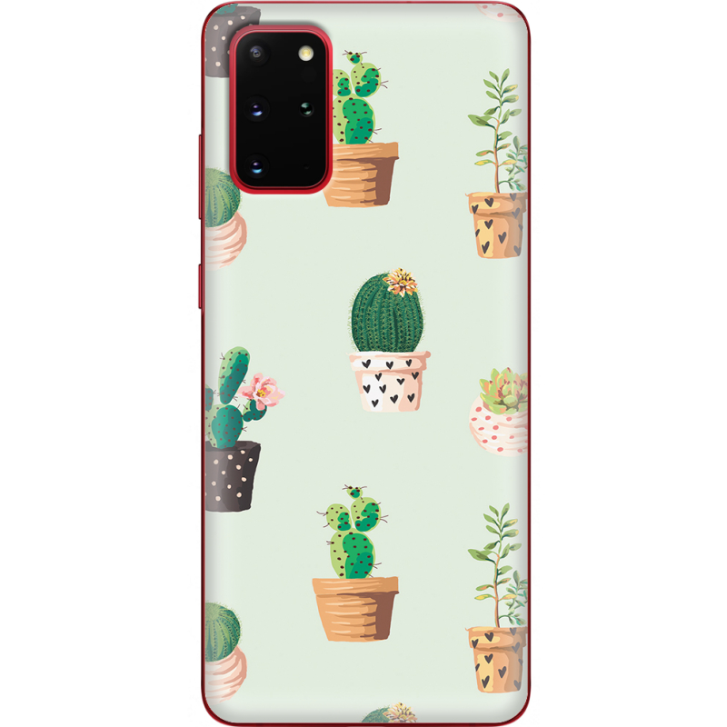 Чехол BoxFace Samsung G985 Galaxy S20 Plus L-green Cacti