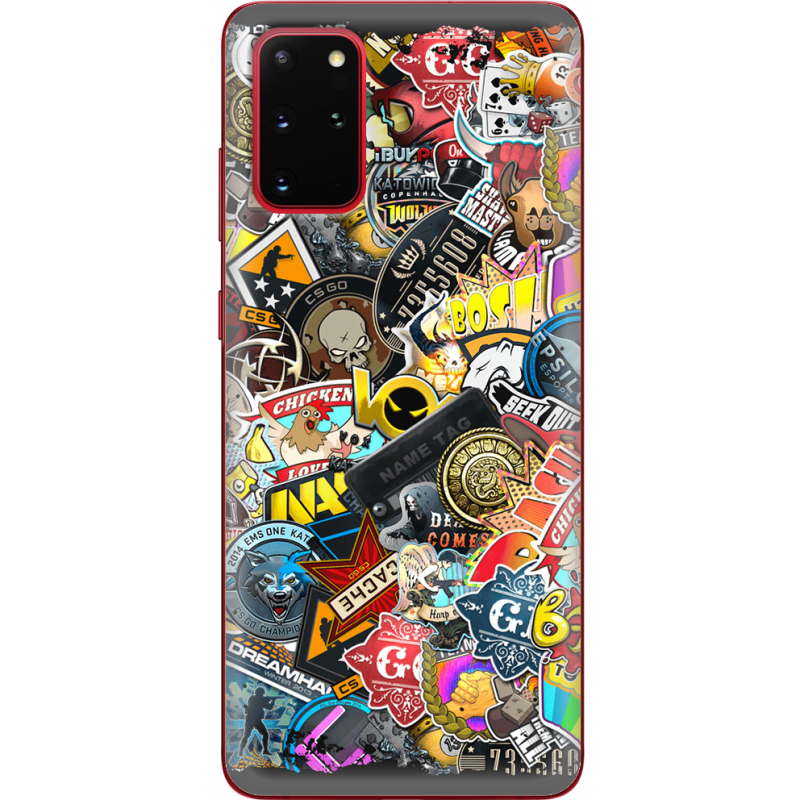 Чехол BoxFace Samsung G985 Galaxy S20 Plus CS:Go Stickerbombing