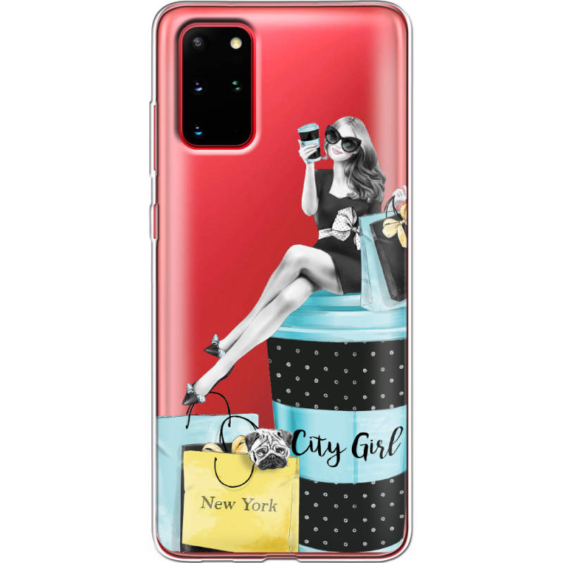 Прозрачный чехол BoxFace Samsung G985 Galaxy S20 Plus City Girl