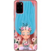 Прозрачный чехол BoxFace Samsung G985 Galaxy S20 Plus Blue Hair