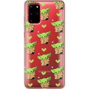 Прозрачный чехол BoxFace Samsung G985 Galaxy S20 Plus Pattern Baby Yoda