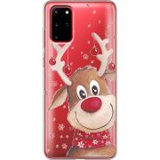 Прозрачный чехол BoxFace Samsung G985 Galaxy S20 Plus Winter Deer