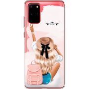 Прозрачный чехол BoxFace Samsung G985 Galaxy S20 Plus Travel Girl