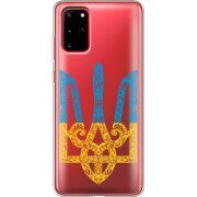 Прозрачный чехол BoxFace Samsung G985 Galaxy S20 Plus Gold Trident