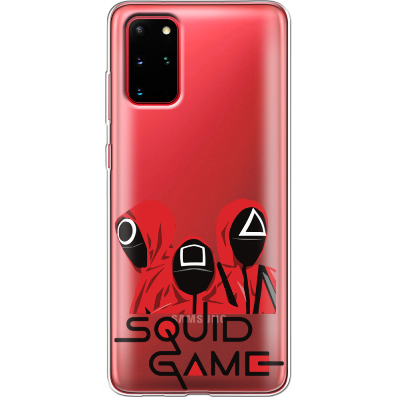 Прозрачный чехол BoxFace Samsung G985 Galaxy S20 Plus siquid game люди в красном