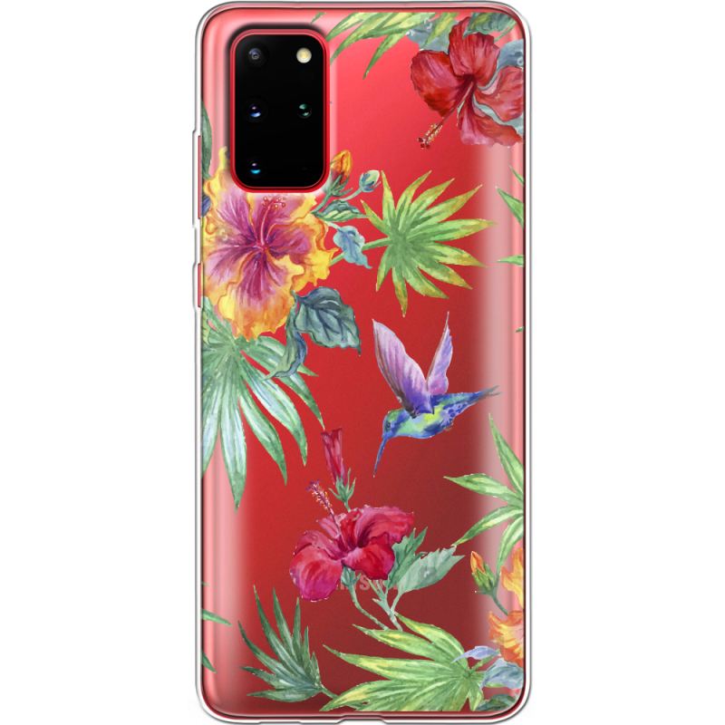 Прозрачный чехол BoxFace Samsung G985 Galaxy S20 Plus Tropical