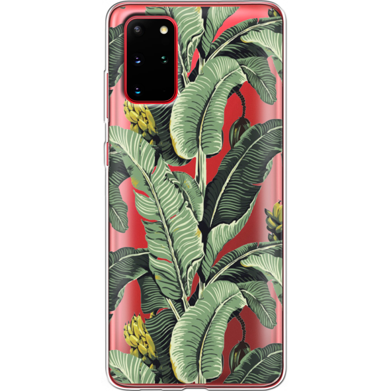 Прозрачный чехол BoxFace Samsung G985 Galaxy S20 Plus Banana Leaves